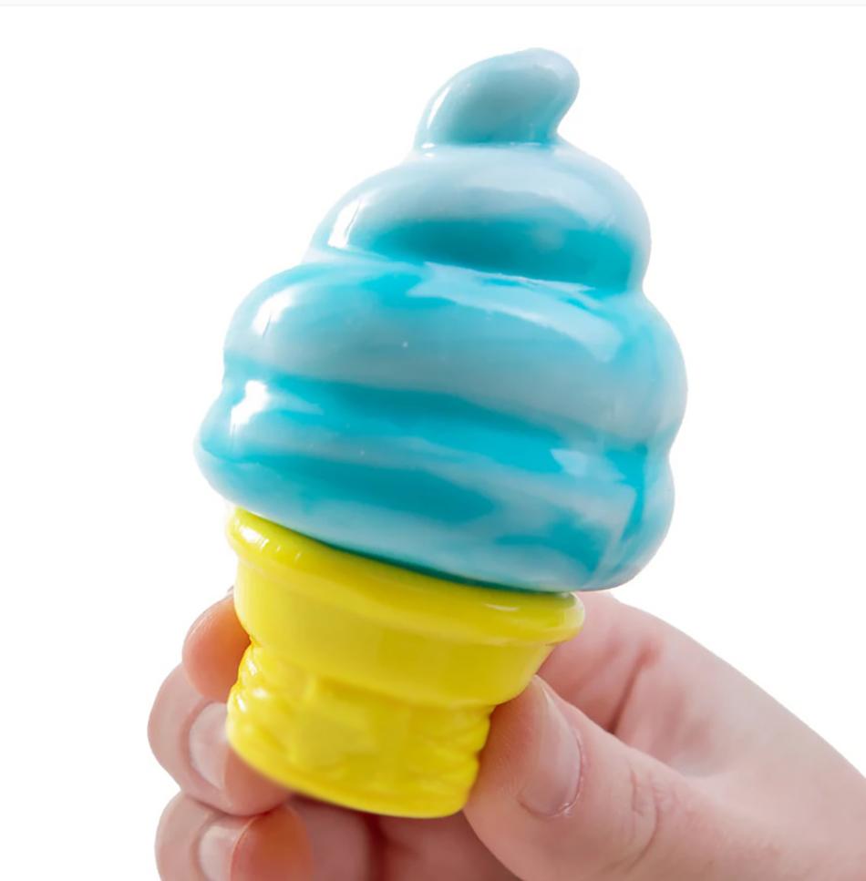 Nette Eiswaffel Squishy Fidget Spielzeug Eiscreme Stressabbau Quetschspielzeug Gegen Angst Für Kinder Erwachsene Sammlerstück Partygeschenk Geschenk