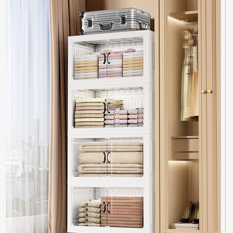 Foldable Large Capacity Storage Box for Clothes, Quilts, and Toys