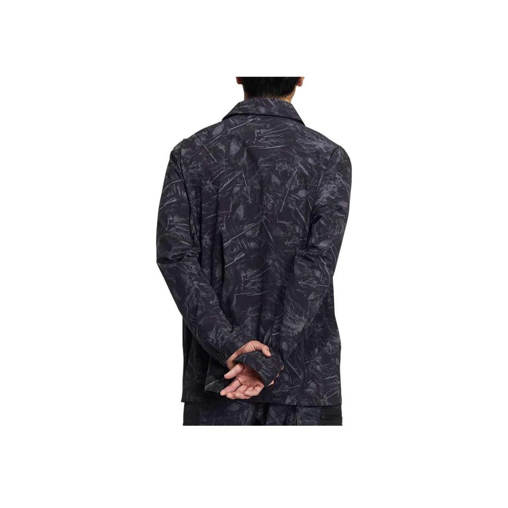 Adidas Originals Outdoor Casual Sports Single-Breasted Shirt Jacket Men Jacket Black HS9473