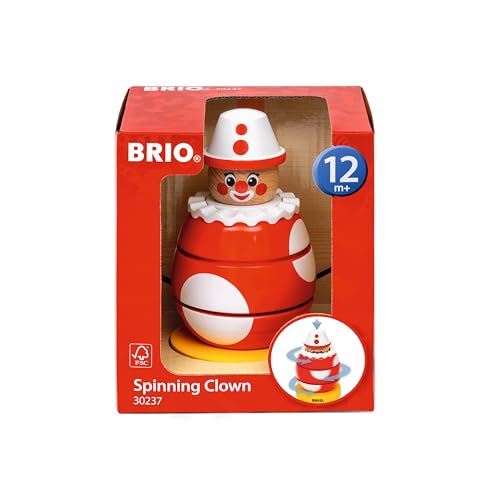 BRIO Spinning Crown 30237, for ages 1 and up. [Toy, Wooden Toy, Gift (Birthday/Christmas)]