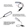 Luz de Noturna LED USB para Laptop - Branco Quente, Proteção para os Olhos, Portátil para Casa e Estudo