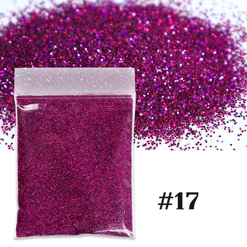 10g Holographic Glitter for Nails Hologram Powder Sparkly Pigment Decorations Loose Chunky Shiny Charms Reflective Nail Polish