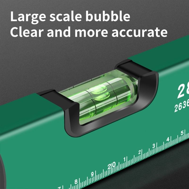 Magnetic Base Bubble Level Angles Finder Digital Level Ruler Protractor with Data Hold Function Electronic Inclinometer