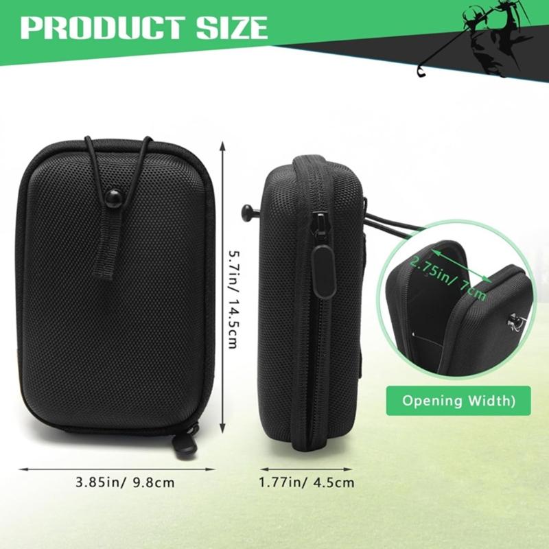 Golf Rangefinder Carrying Pouch With Enhanced Durability Shockproof Small Range Finder Bag Portable Range Case