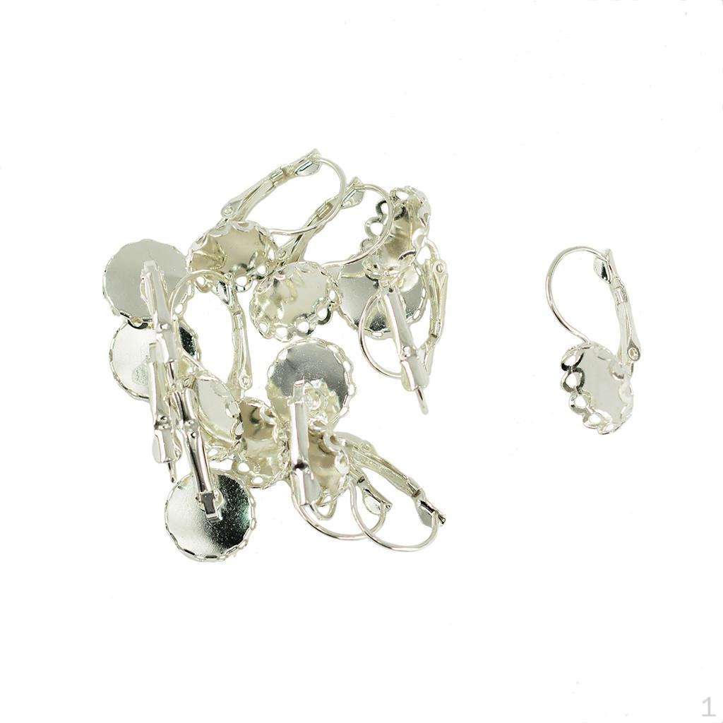 

12 шт. круглые серьги с цветком, крючки для фотографий, кулон, ювелирные изделия -