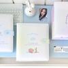 Cute Wide A5 Leather Card Album,Magnetic Idol Photocard Holder for K-Pop Photocards, Instax Mini, and 4x6 Postcards Collection