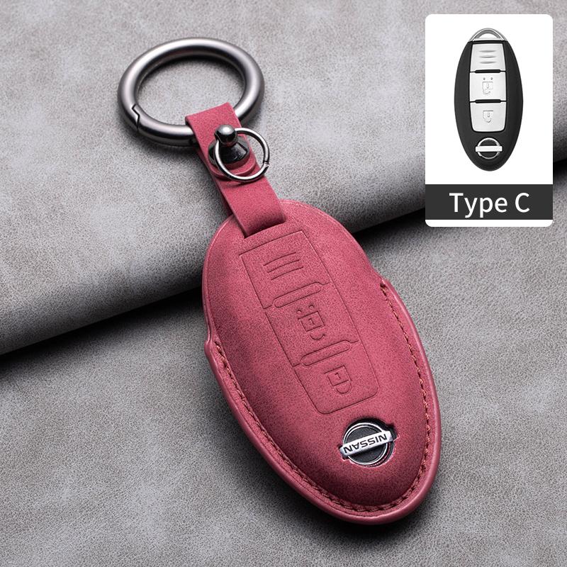 Car Key Remote Case Cover Holder For Nissan Tiida Qashqai J11 J10 Micra Kicks Altima X-Trail Fuga Navara Leaf Note Sentra Murano