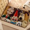 Kreslený W-Wallace G-Gromit Pes Rohožka Vítejte Protiskluzová Podlaha Ložnice Kuchyně Koupelna Balkon Chodba Koberec Domácí Dekorace Koberec