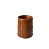 Handmade Bamboo Bamboo Storage Basket Chinese Zen Tea Ceremony Tea Room Pen Holder Desktop Storage Antique Shooting Props