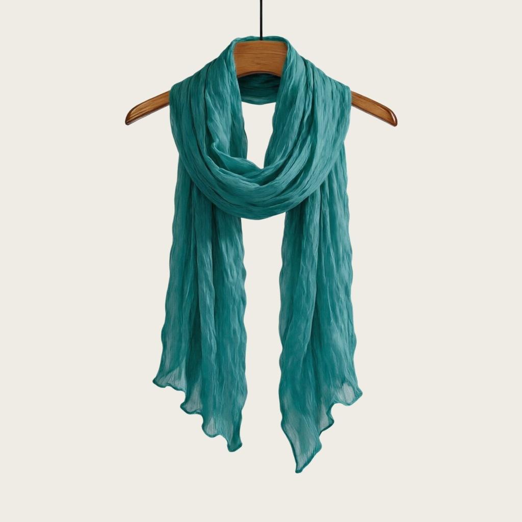 Literarische und Retro-Kontrastfarben, lange Seidenschals mit Blumenmuster, Damenmode, ausländischer Stil, hochwertiger Hals- und Nackenschmuck, hochwertig vielseitig