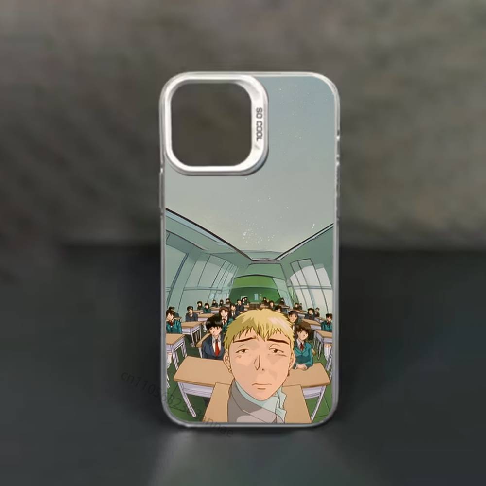 Great Teacher Onizuka GTO Phone Case For iPhone 17,16,15,14,13,12,11,Pro,Max,Plus,Mini,X,XS,XR,8,S,SE Soft Black Case