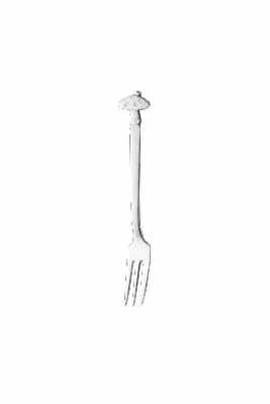 

Takakuwa Metal Mushroom Cutlery Himefork Silver 402519 Size Approx. W13.3