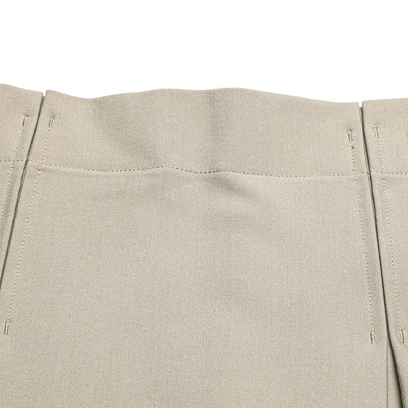 Fila White Simple Solid Color Mid Waist Casual Long Skirt Women Skirts F11W633303FGY