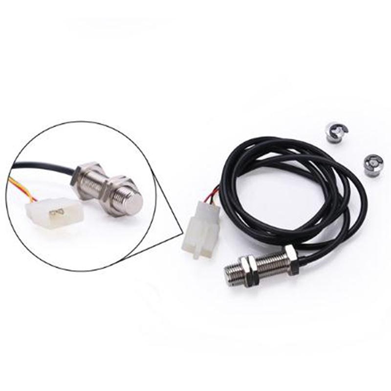Universal Motorcycle LCD Digital Tachometer LED Speedometer Odometer Gauge