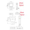 5pcs KCD1-110 9.5x2mm Rocker Switch ON/OFF 2 Pin Instrument Power Switch Toggle Switch Circuit Waterproof