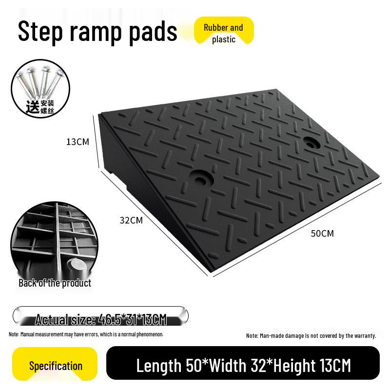 Rubber Curb Ramp for Cars and Household Steps