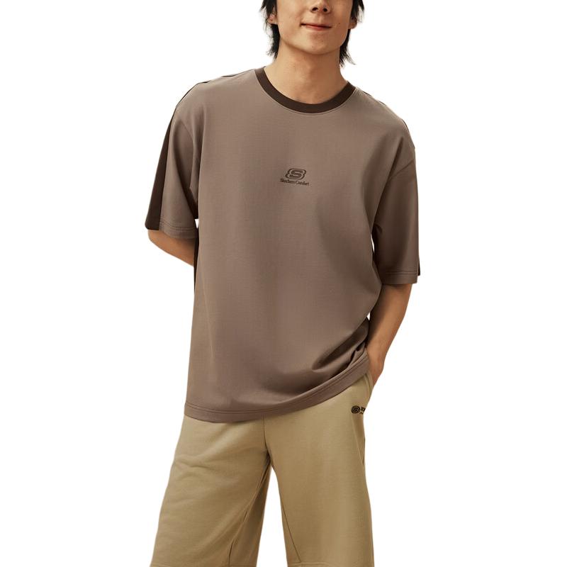 Skechers Round Neck Loose Soft Comfortable Quick Dry T-Shirt Unisex tops L226U006-05QR
