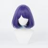 Akane Kurokawa Cosplay Costume Accessory with Perfect for Comiket Cultural and School Festivals Wig, Purple, Short, Heat-Resistant, Net, Halloween,