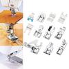 11Pieces Zinc Alloy Presser Feet Household DIY General Purpose for Domestic