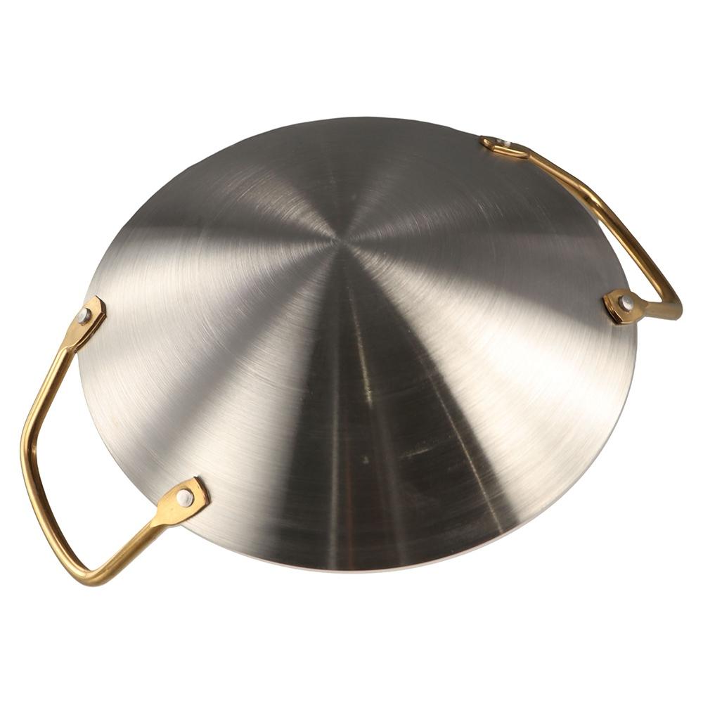 With Two Golden Handles Dry Pots Stainless Steel Soup Pan Durable Saucepan  Ramen