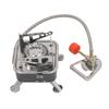 Camping Stove Folding Stable Support Wind Resistant High Efficiency Portable Gas Stove for Outdoor Hiking Black