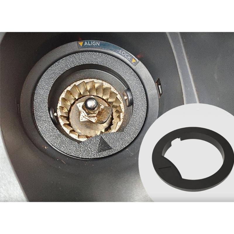 2Pieces Coffee Machine Grinder Rings Anti Clog Design Grinding Chamber Rings for Smooth Operation and Minimal Residues