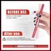Red Tube Double-Headed Binary Eyebrow Pencil Waterproof And Non-Smudging Natural Wild Bionic Eyebrow Two-In-One Eyebrow Pencil