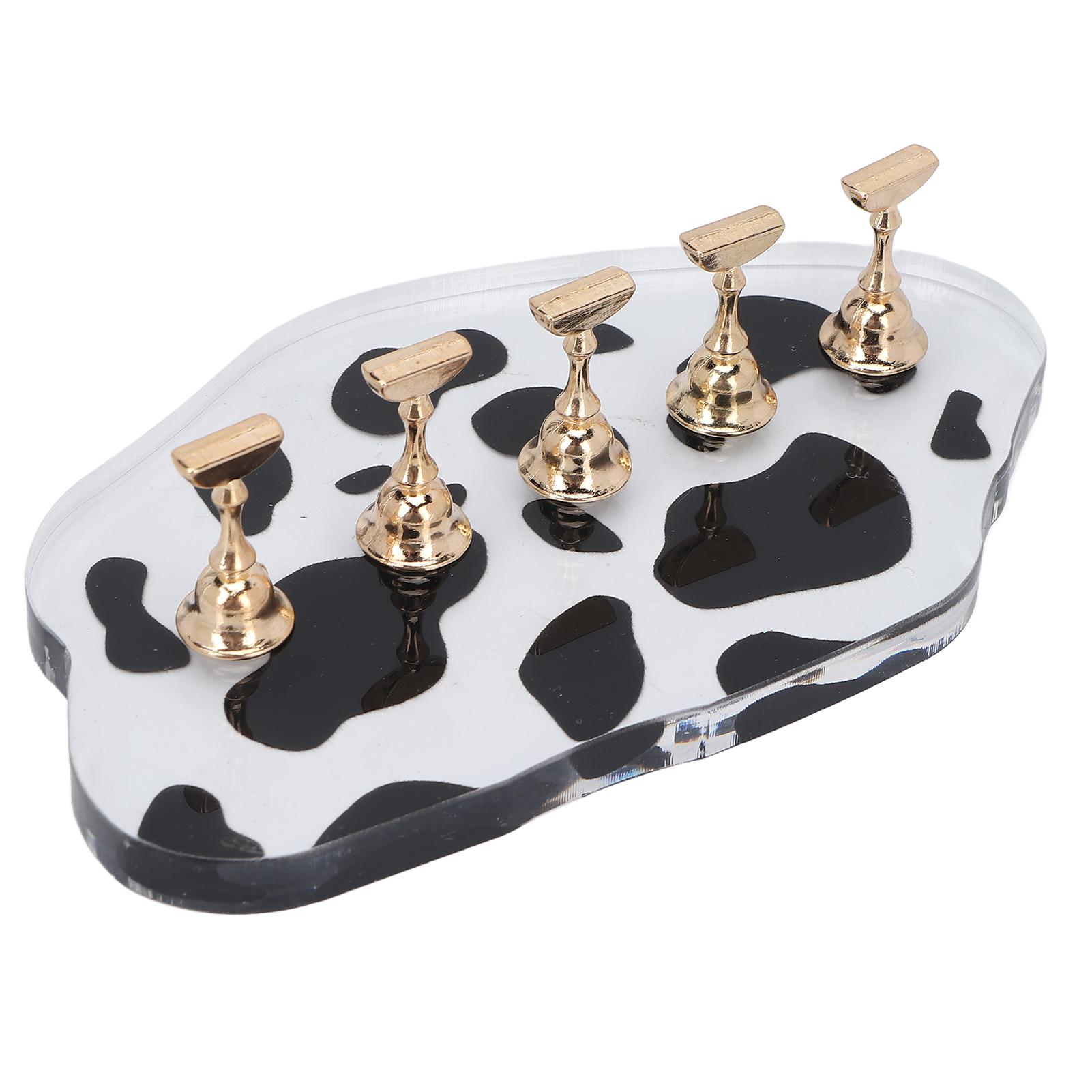 

Nail Art Display Stand Nail Tip Holder Magnetic Bottom Manicure Practice Tips Holder Tool Set