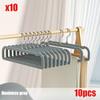 Flocking Non-Slip Pants Hanger, Ultra-Thin Space-Saving Clothes Hanger for Wardrobe Organization,No Trace Design with ABS
