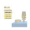 20 UNIDADES Aguja Múltiple de Cristal para Mesoterapia 5 Pines 32G 1.5MM Aguja Múltiple de Cristal 5 Pines 4 Pines 3 Pines 32g 34g 1.0mm 1.25mm 1.5mm Mesoterapia M