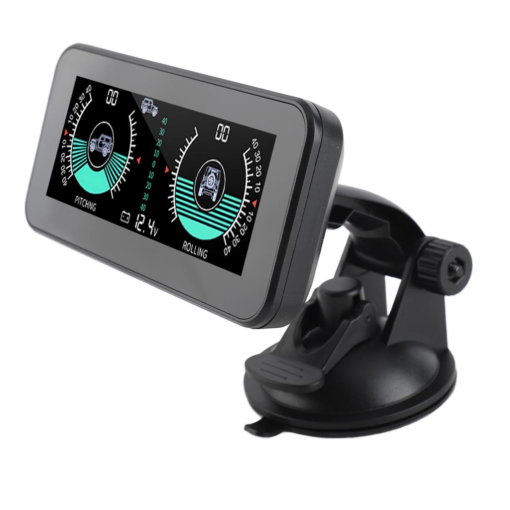 Universal Intelligent Car Inclinometer Tilt Gauge High Resolution HUD Digital Angle Slope Meter for