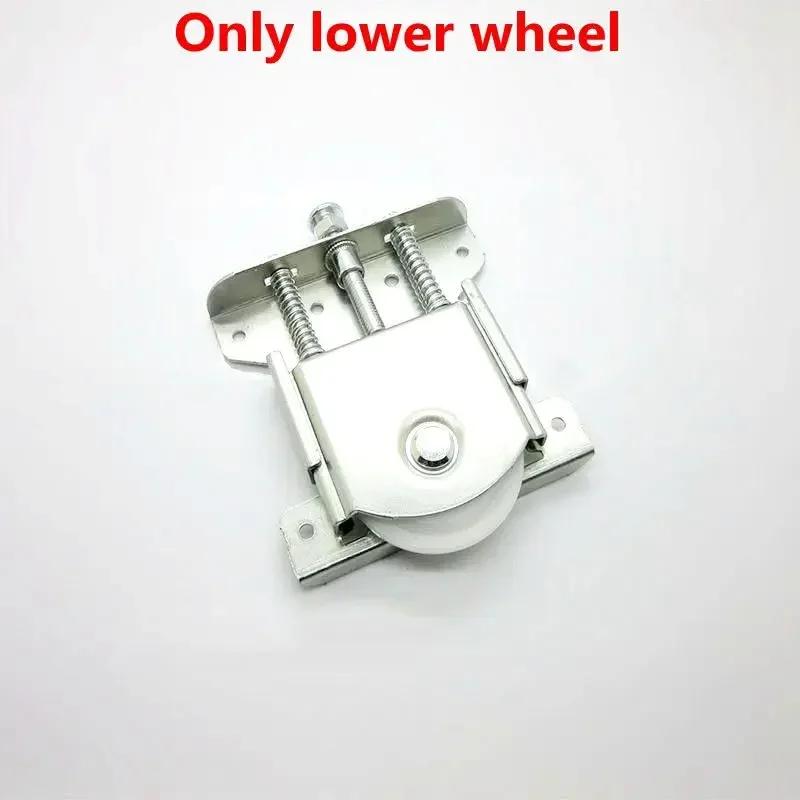 Heavy Wardrobe Sliding Door Hanging Roller - Surface-Mounted Track Slot Accessories (Durable, Smooth Operation, Easy To Install)