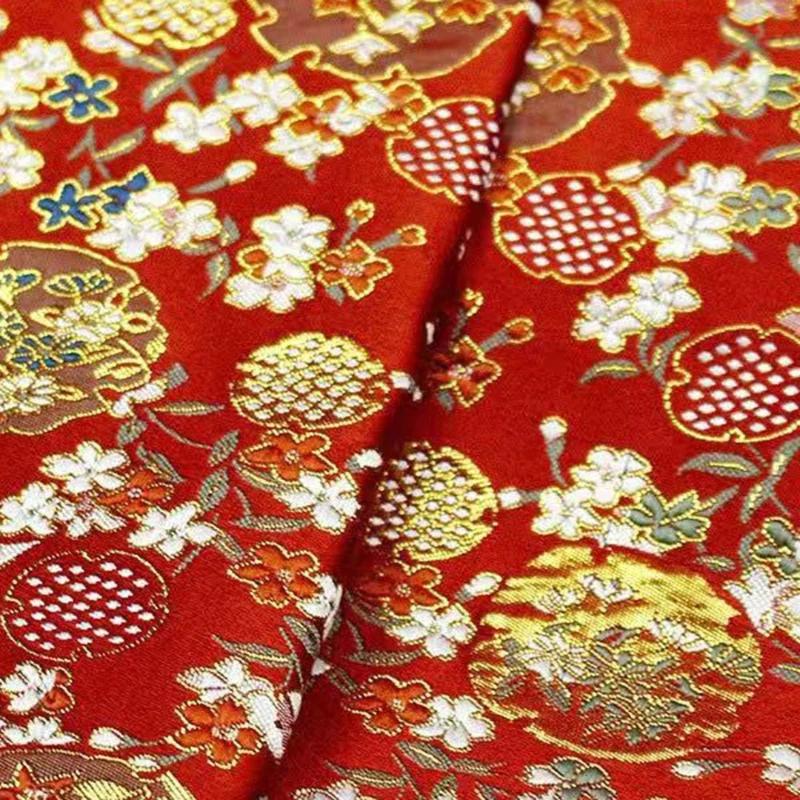 

Wide 150cm Ethnic Imitation Yun Brocade Xizhen Brocade Fabric Cheongsam Film and Television Decoration Handmade Cloth 100x150cm