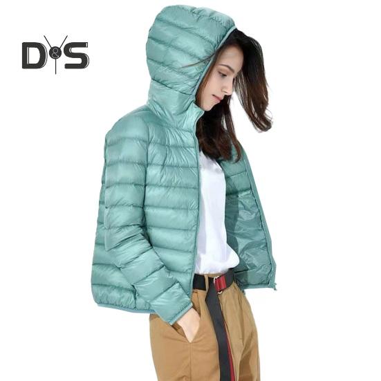 

Зимнее пуховое пальто с тонким капюшоном, средней длины, на молнии, ветрозащитное, большого размера, с длинными рукавами, карманами, теплая повседневная верхняя одежда, хлопковая куртка XL зелёный