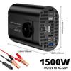 400W/500W/1500W Car inverter DC 12V to AC 220V converter, 3USB 2.0 and 1USB QC3.0 European standard socket