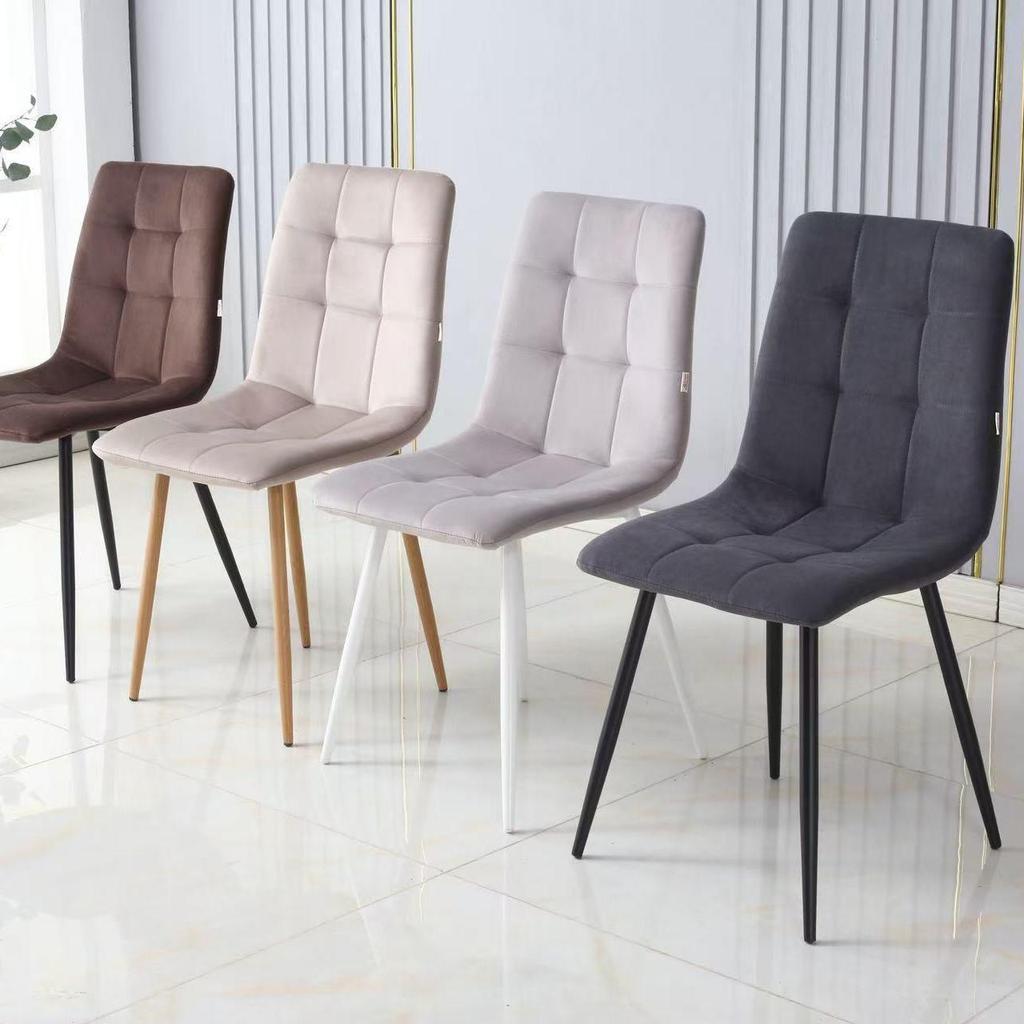 Modern Velvet Dining Armchair for Home or Café