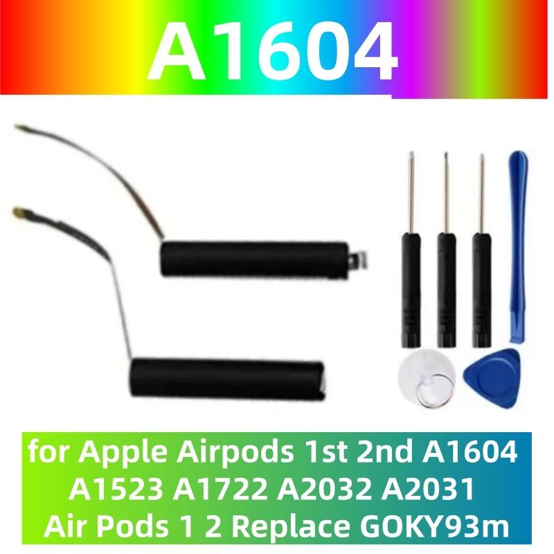 Nová baterie pro Airpods 1. 2. A1604 A1602 A1523 A1722 A2032 A2031 Air Pods 1 2 Bezdrátová náhlavní souprava Nabíjecí přihrádka Box A1596