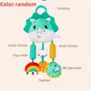 Crib Hanging Rattles Toys Baby Toys Cartoon Animal Spiral Hanging Toy with Ringing Bell Stroller Car Toys for Infant Newborn