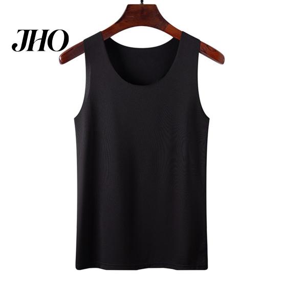 Women Seamless Ice Silk Vest Bottoming Sleeveless Pure Color Plus Size Stretchy Round Neck Dry Cooling Camisole Summer Dating Office Vacation