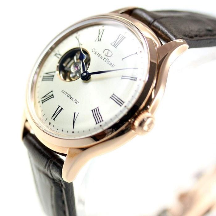 [Orient Star] Automatic Watch Classic Semi-Skeleton RK-ND0003S Women's White Silver Cream Dial