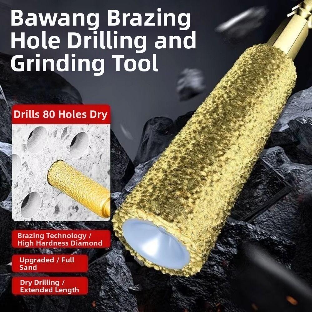 6/8/10/12mm Size Hexagonal Shank Core Drill Bit Tile Marble Drill Bit  Dry Drilling Application