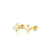 Ear Bone Nails Simple Star Twist Screws Women'S Ear Holes Earrings Flash Drill Ear Jewelry