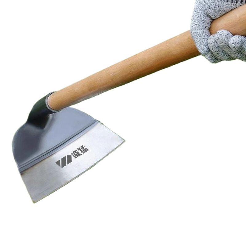 Efficient Weeding Hoe & Soil Digger - Welded, Wide, Durable Garden Tool