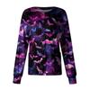 Women's Casual Long Sleeve Single Breasted  Printed Dry-nurse Top