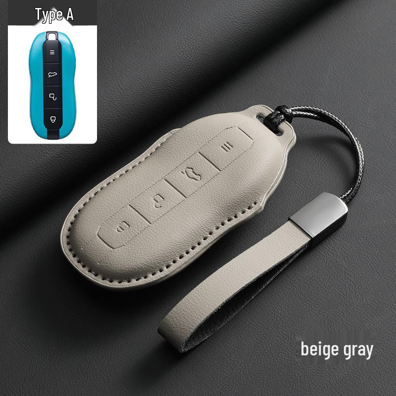 Xiaomi SU7 Coral Orange Car Key Shell with Buckle