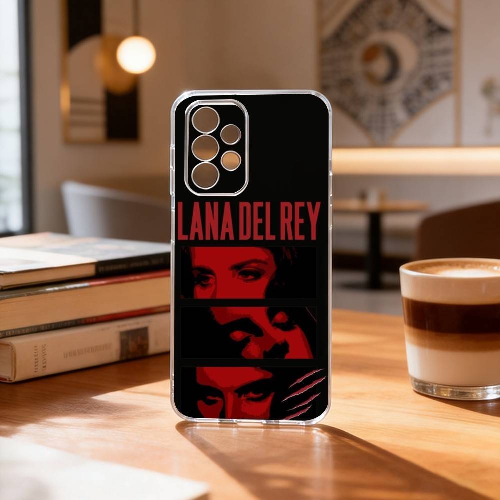 L-Lana Del R-Rey Phone Case Transparent Silicone Soft For Samsung S25,S24,S21,S22,S23,S30,Ultra,S20,Plus,Fe