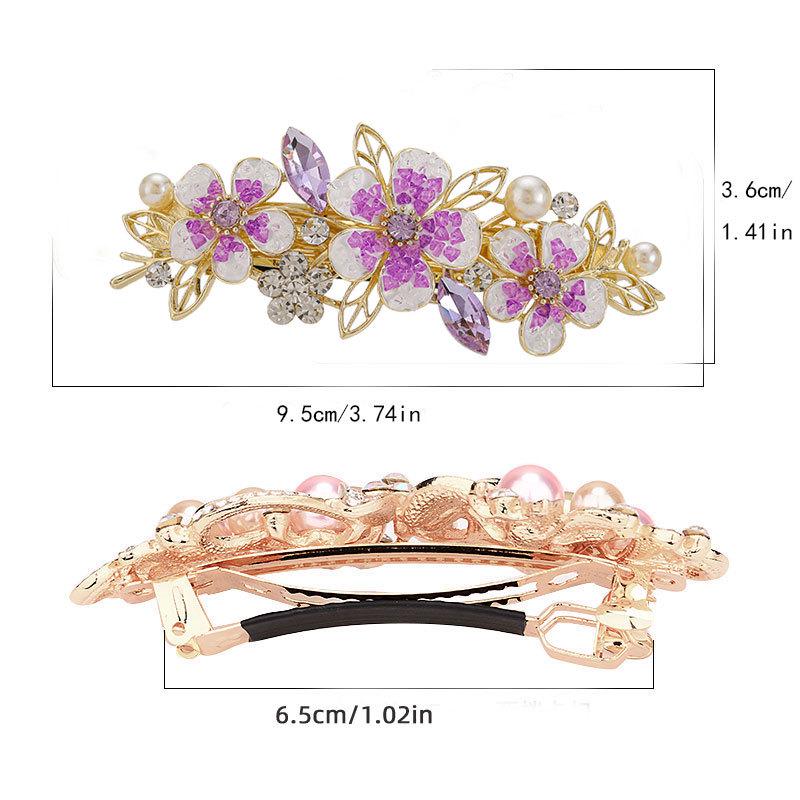 Strasslegierung Haarspange für stilvolle Hochsteckfrisuren, große Größe