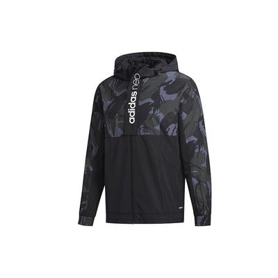 Neo Short Sleeve Graphic Windbreaker Men Outerwear Black FN6543