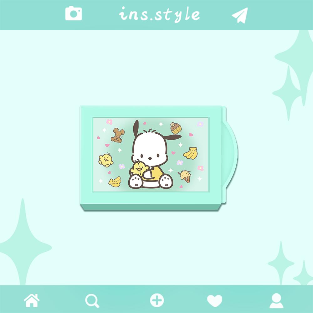 kawaii  magic box cinnamoroll kuromi eraser storage box kids cute student my melody cartoon children toys small gift pvc