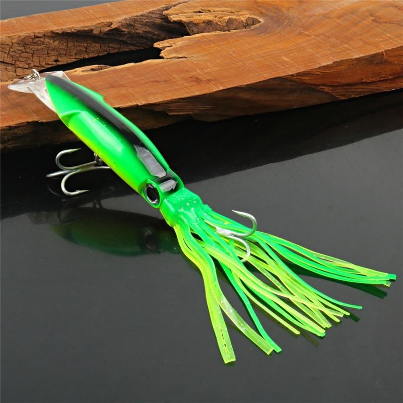 Große Angelköder Tintenfisch Harter Köder Simulation Köder Meeresangelgerät